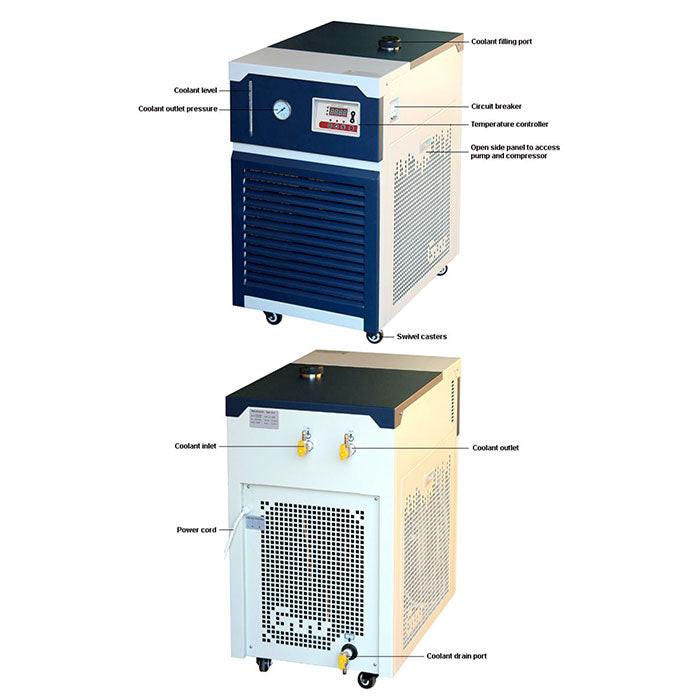 Across International -30C 30L Recirculating Laboratory Chiller with 20L/Min Centrifugal Pump, 220 Volt