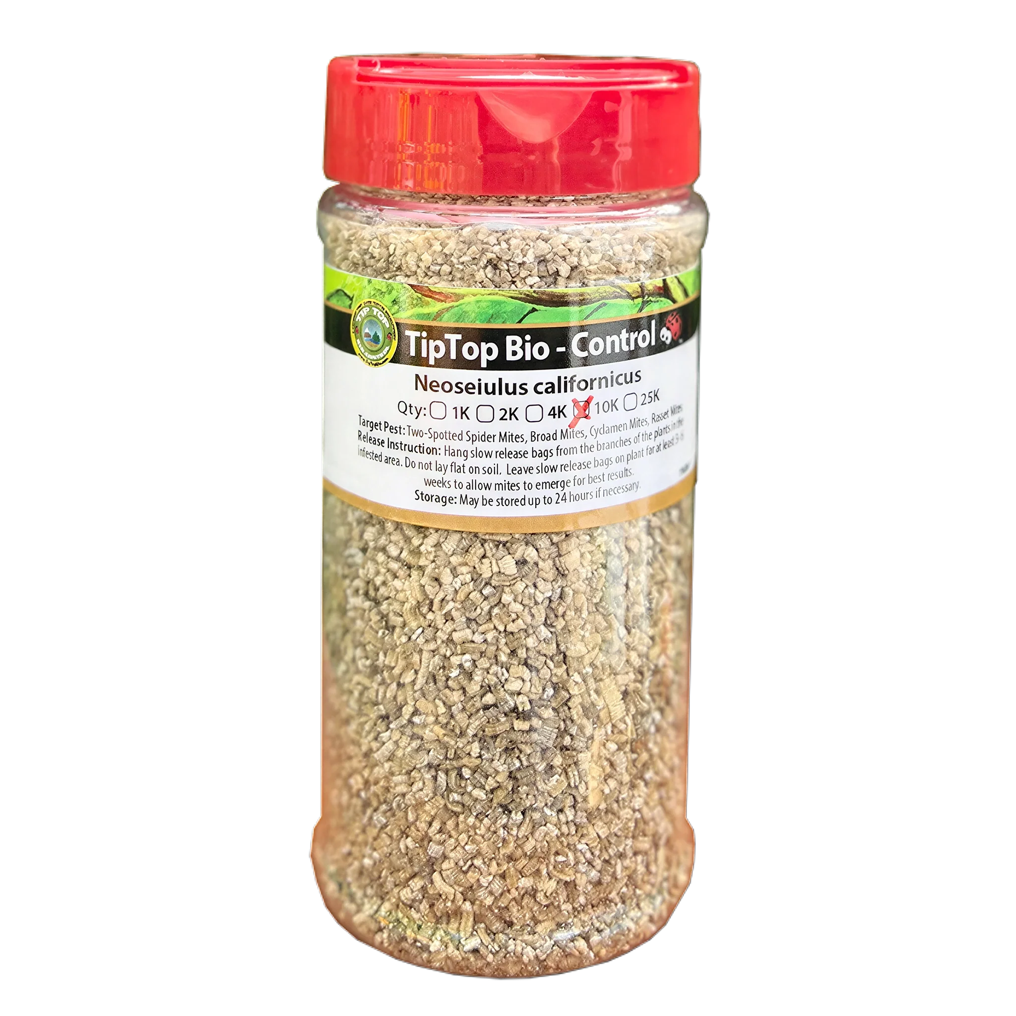 Tip Top Bio-Control Neoseiulus Californicus Beneficial Mites, Bottle of 10,000