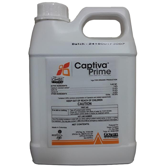 Gowan Captiva Prime Organic Insecticide, 1 Gallon
