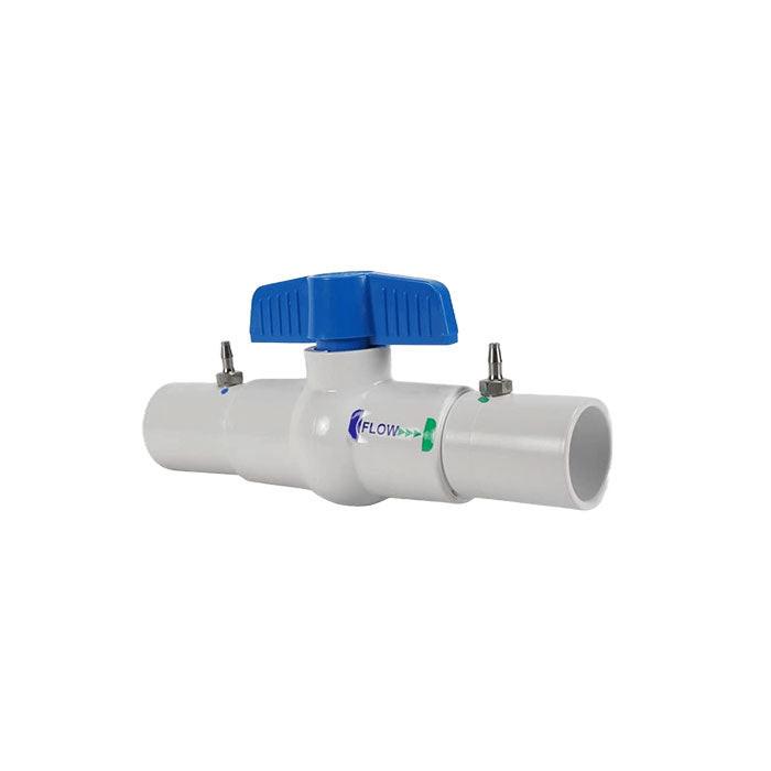 EZ-Flo Coupling Connection with Ball Valve, 3/4 Inch and 1 Inch