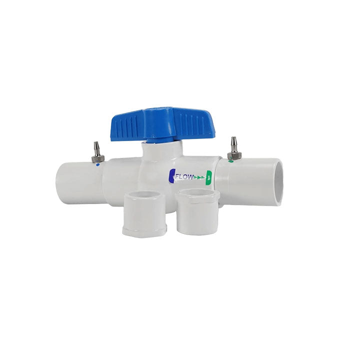 EZ-Flo Coupling Connection with Ball Valve, 3/4 Inch and 1 Inch