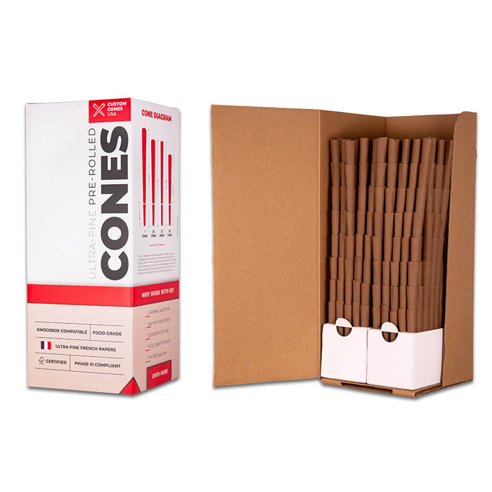 Custom Cones USA 84mm Pre-Rolled Blunt Cones - Case of 900