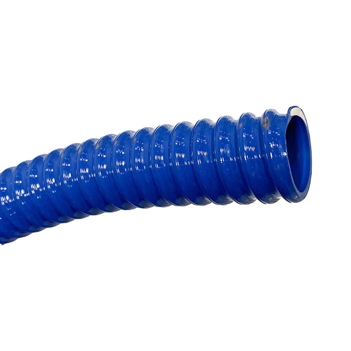 Current Culture 1" Heavy Duty Corrugated Return Water Hose, 50 ft. - Blue