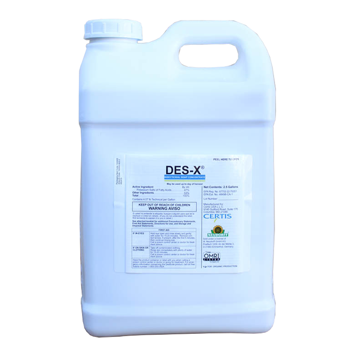 insecticidal soap organic Certis Biologicals Des-X Organic Insecticidal Soap Concentrate, 2.5 Gallons