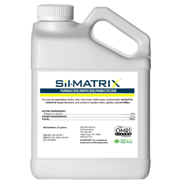 Certis Biologicals Sil-MATRIX Organic Fungicide, Miticide, & Insecticide, 2.5 Gallons