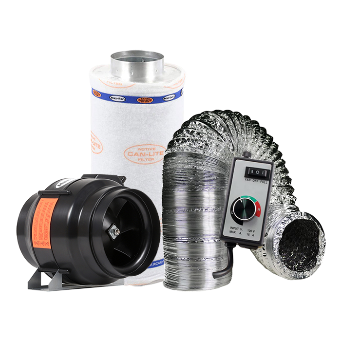 carbon air filter for grow tent Can-Fan Can-Lite Carbon Filter Fan Exhaust Kit