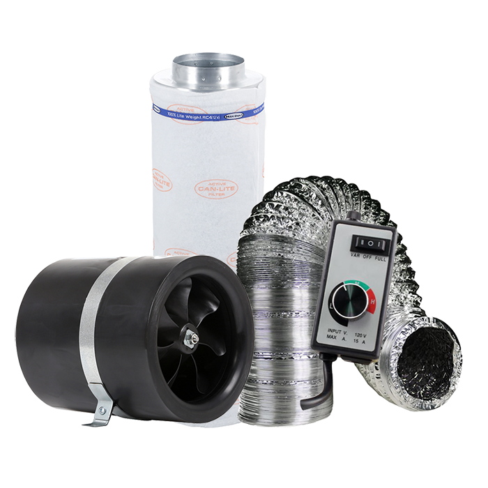 Can-Fan Can-Lite 8 Inch Carbon Filter Fan Exhaust Kit