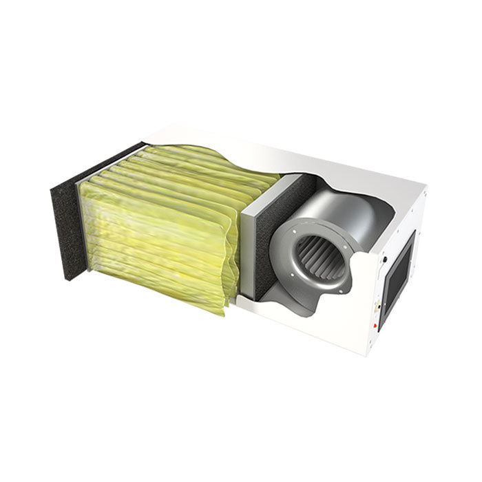 CleanLeaf CL1100 Series Air Filtration System with Charcoal Filter, 1000 CFM