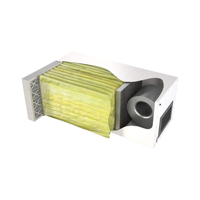 CleanLeaf CL2500 Series: Air Filtration System with Charcoal Filter, 2400 CFM