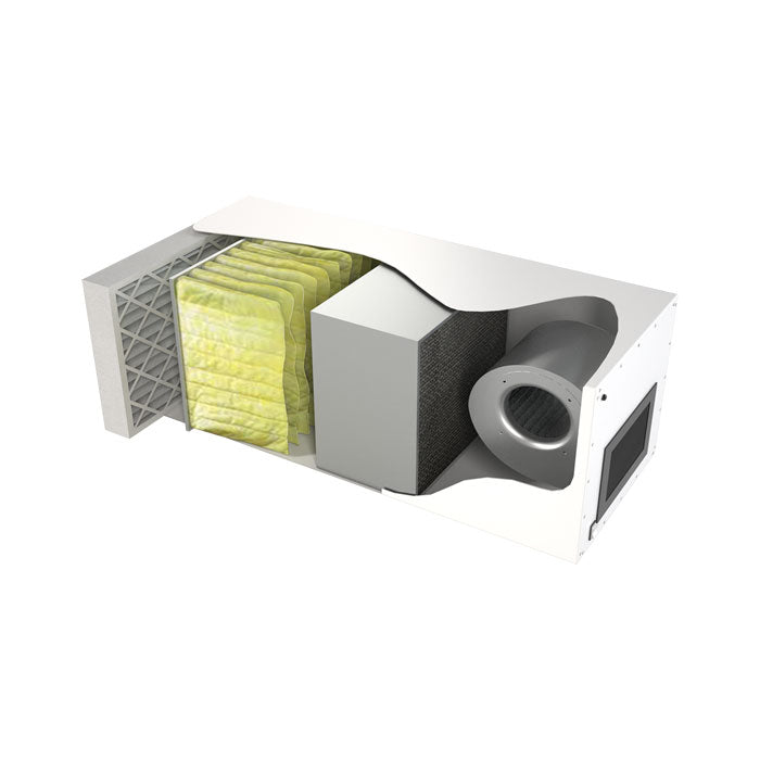 CleanLeaf CL2500 Series Air Filtration System with HEPA Filter, 1800 CFM