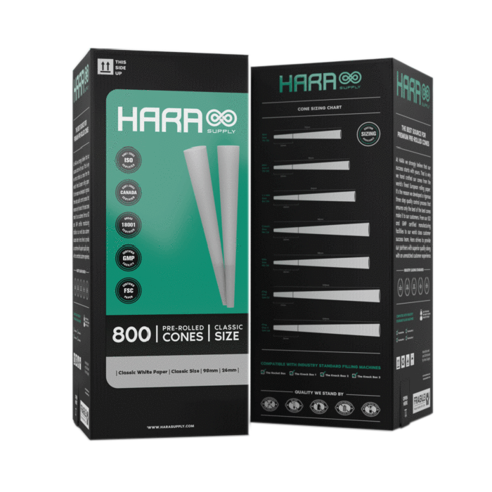 Hara Supply Pre-Rolled Cones - Case of 6 Towers