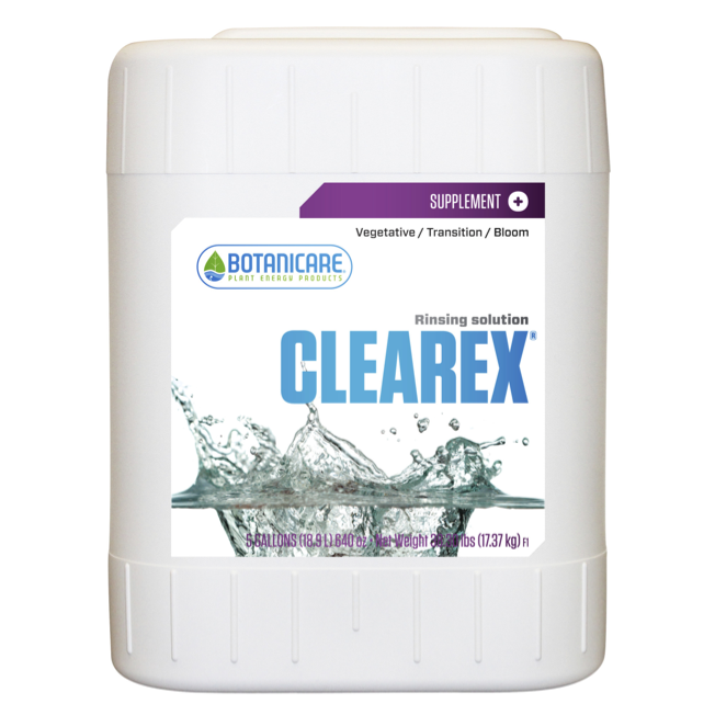 Botanicare Clearex - Salt Leaching Solution, 5 Gallon