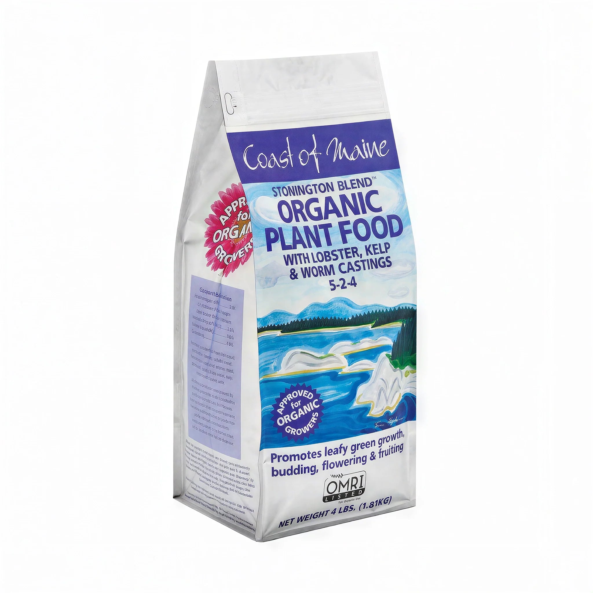 Coast of Maine Stonington Blend Organic Plant Food, 4 lb.