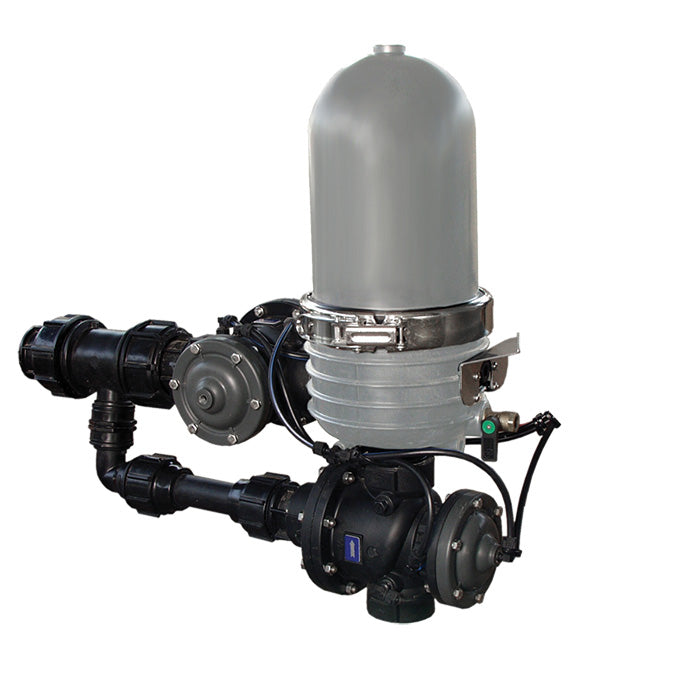 Netafim Low Flow Compact LP Disc-Kleen Filter, 2 Inch, 120 Mesh, DCL Solenoid (DFALPLF200-120DCL)