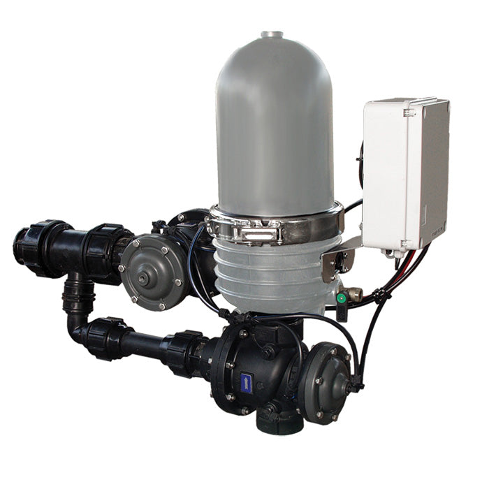 Netafim Compact LP Disc-Kleen Filter & Controller, 2 Inch, 80 Mesh, AC Solenoid (DFALP200-080AC)