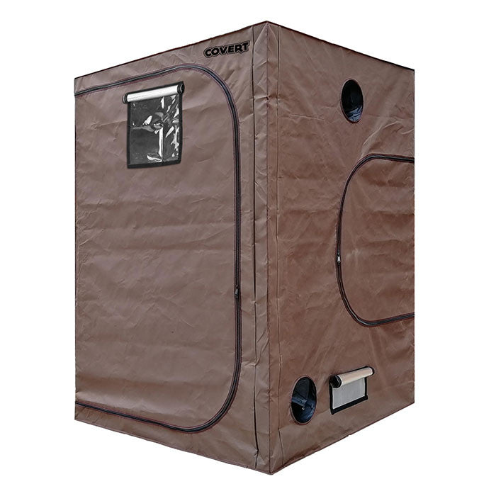 Covert 5' x 5' Growers Choice ROI-E720 LED Grow Tent Kit With Automated Ventilation Package
