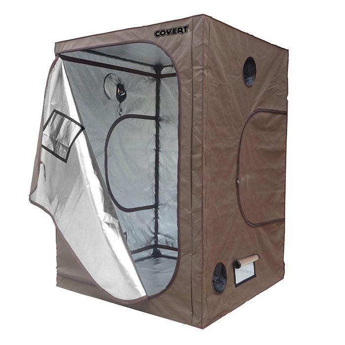 Covert 4' x 4' Growers Choice ROI-E720 LED Grow Tent Kit With Automated Ventilation Package