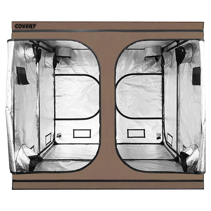 Covert 10' x 10' 630 Watt PRO LED Grow Tent Kit With Automated Ventilation Package