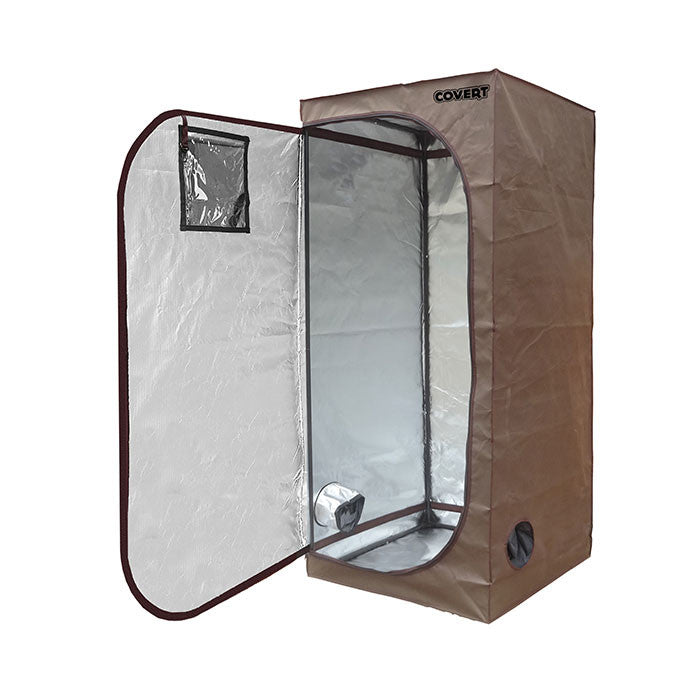 Covert 2' x 2' 150 Watt UFO LED Grow Tent Kit With Automated Ventilation Package