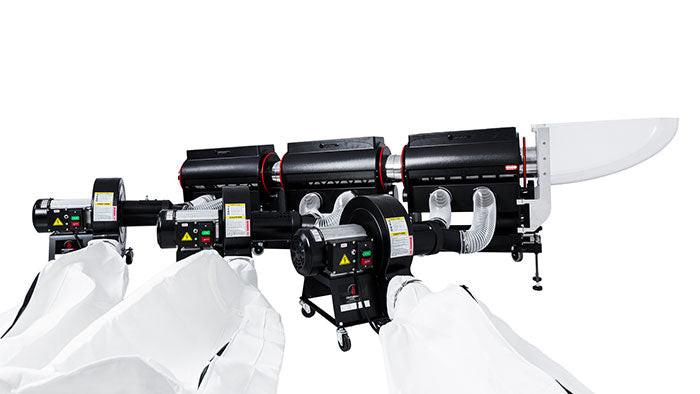 Centurion Pro Original/Silver Bullet Triple Rail System for 3 Trimmers