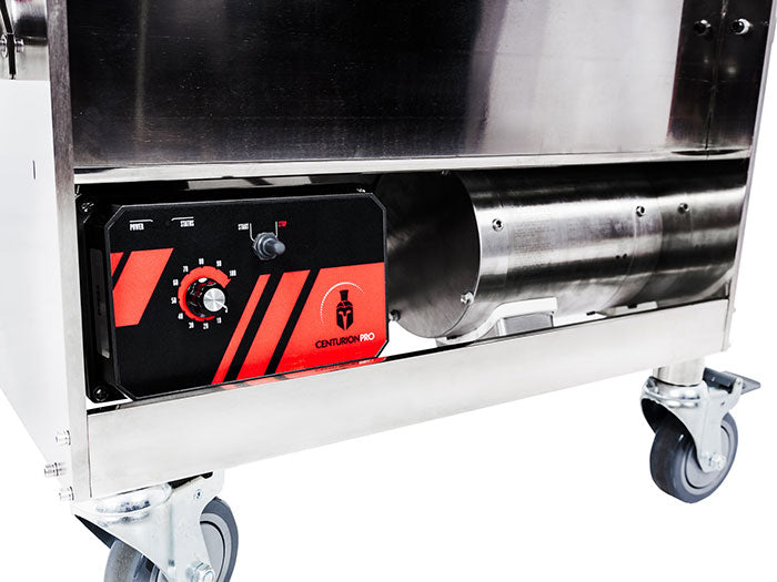 Centurion Pro Gladiator Trimming Machine with Variable Speed Control and Dual-Purpose Hybrid Electropolished Tumblers