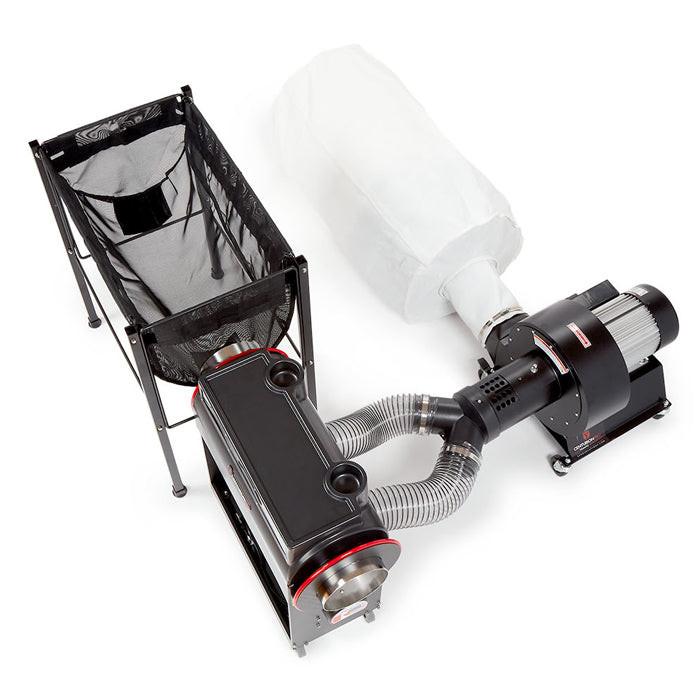 Centurion Pro Mini Trimming Machine with Variable Speed Control and Dual-Purpose Hybrid Electropolished Tumbler