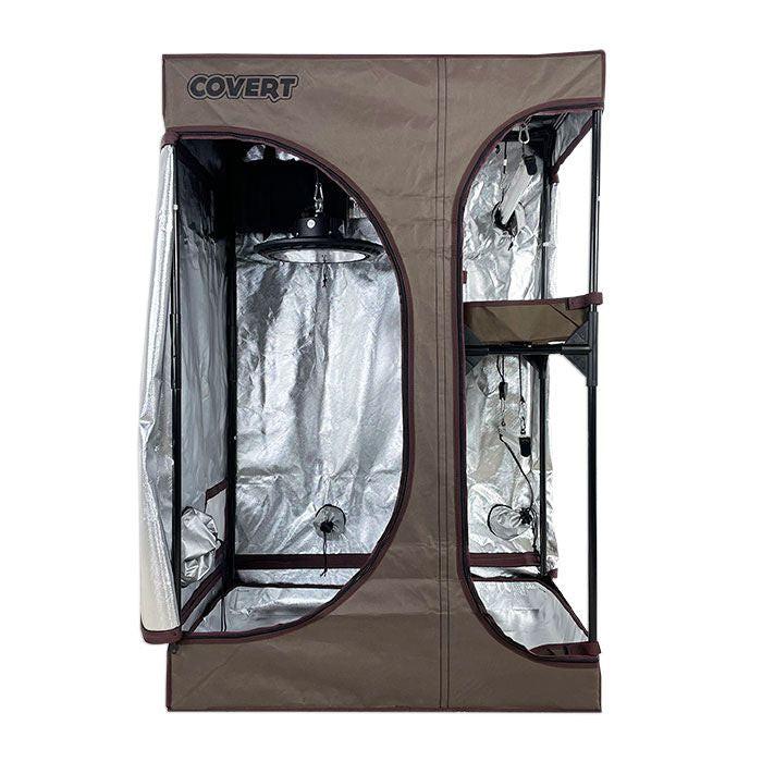 Covert 2' x 3' Perpetual Harvest Multi-Chamber T5 Grow Tent Kit With Automated Ventilation Package