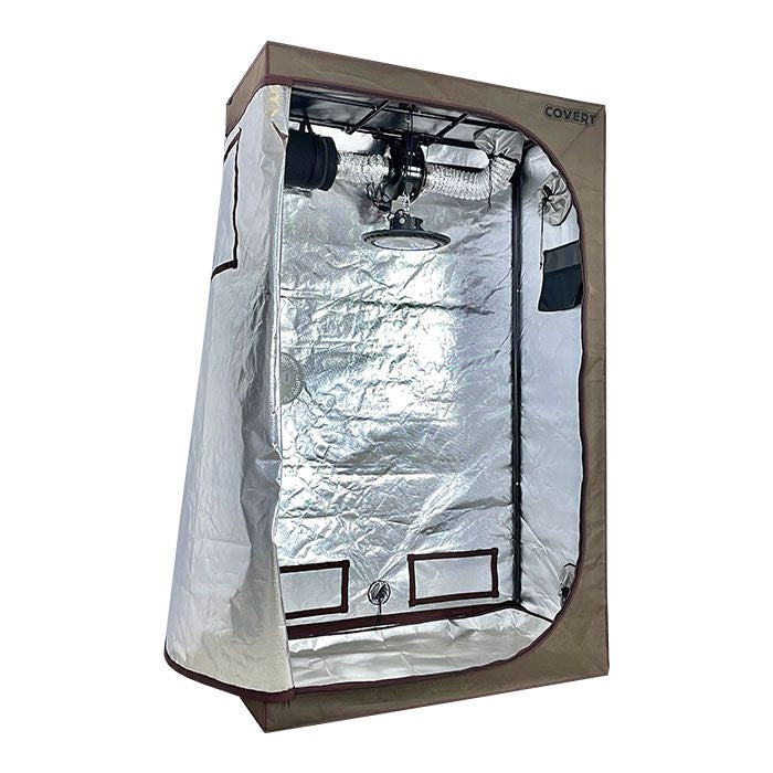 Covert 2' x 4' 150 Watt UFO LED Grow Tent Kit With Automated Ventilation Package