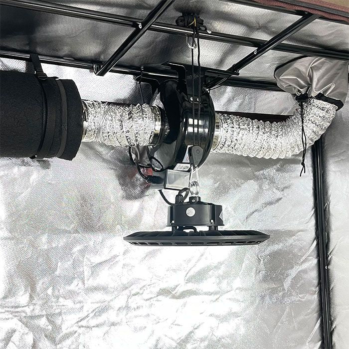 Covert 2' x 4' 150 Watt UFO LED Grow Tent Kit With Automated Ventilation Package