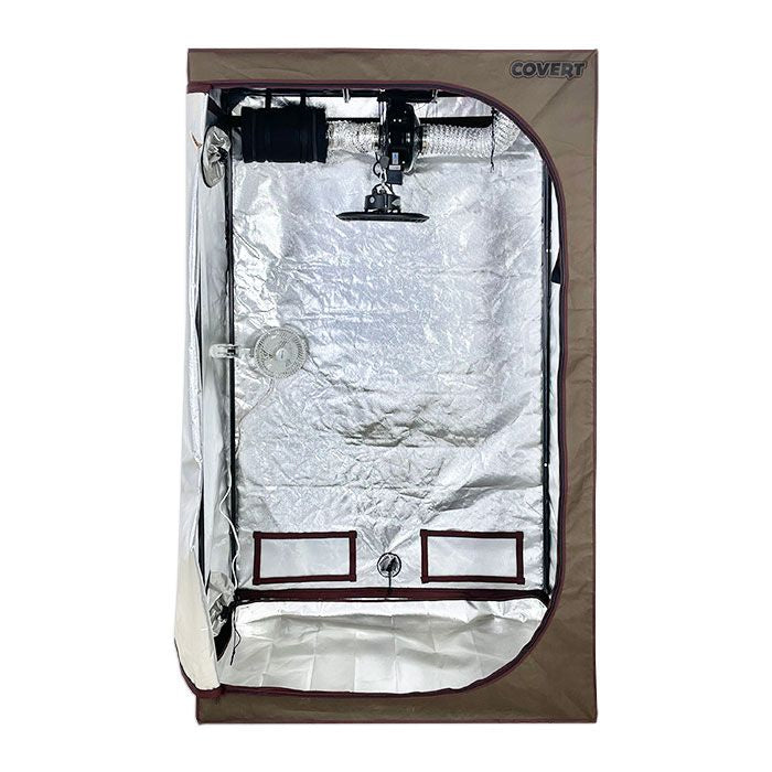 Covert 2' x 4' 150 Watt UFO LED Grow Tent Kit With Automated Ventilation Package