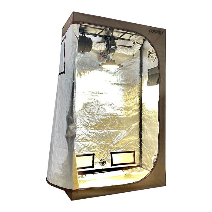 Covert 2' x 4' 150 Watt UFO LED Grow Tent Kit With Automated Ventilation Package