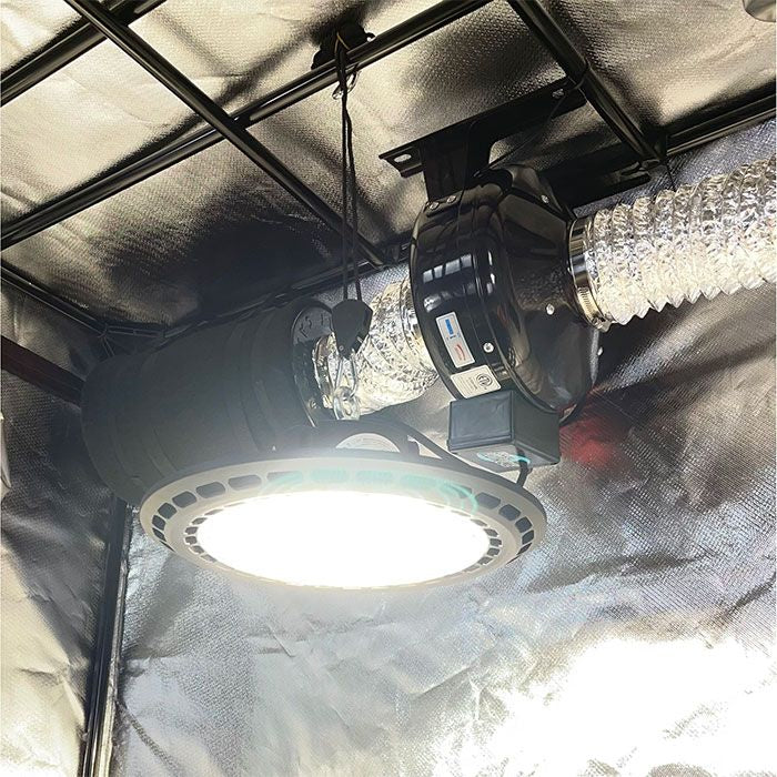 Covert 2' x 4' 150 Watt UFO LED Grow Tent Kit With Automated Ventilation Package