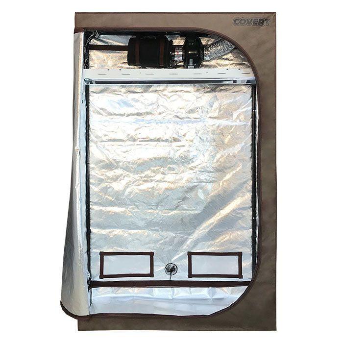 Covert 2' x 4' Fluorescent T5 Grow Tent Kit With Automated Ventilation Package