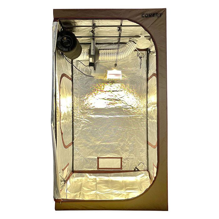 Covert 4' x 4' Growers Choice 500 Watt CMH Grow Tent Kit With Automated Ventilation Package