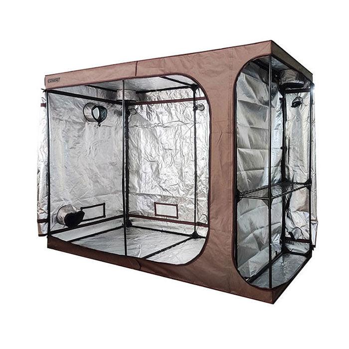 Covert 4' x 9' LED-X 250 Perpetual Harvest Multi-Chamber Grow Tent Kit With Automated Ventilation Package