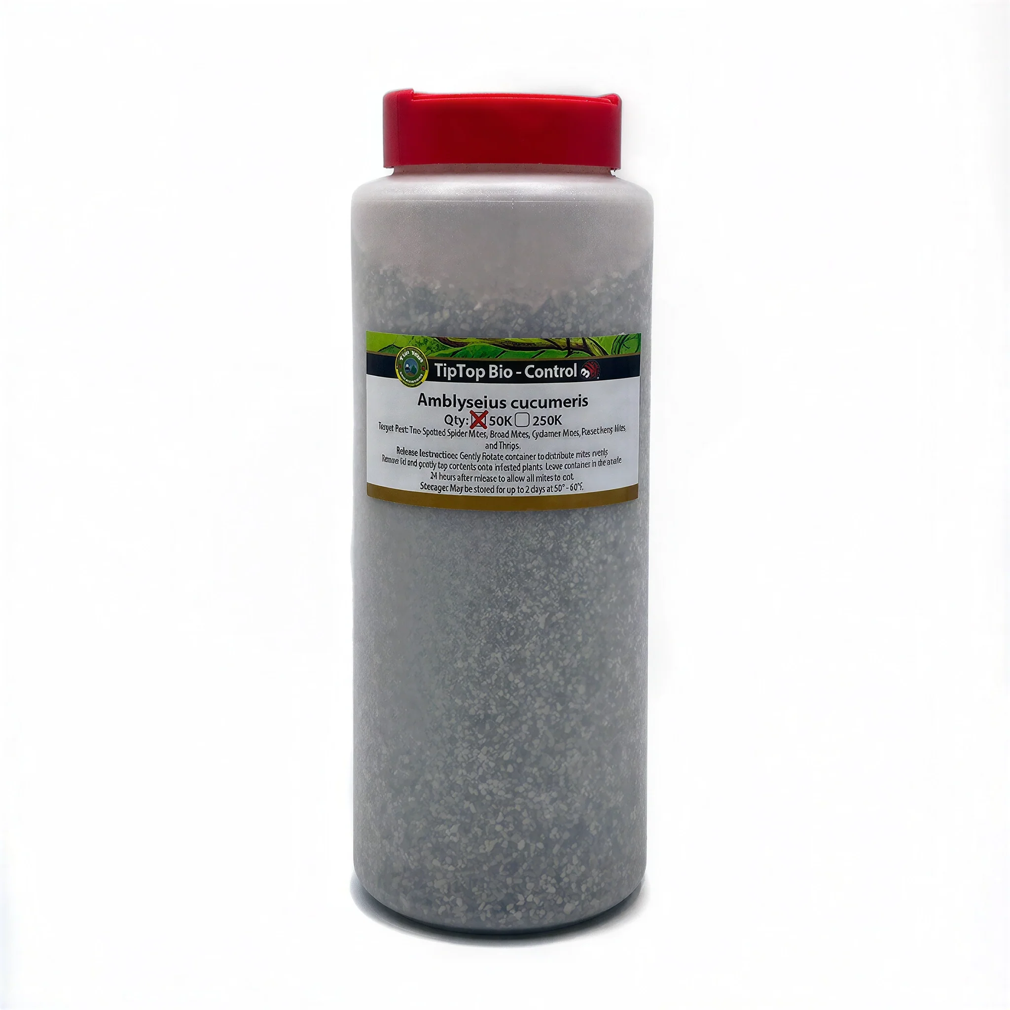 Tip Top Bio-Control Amblyseius Cucumeris Beneficial Mites, Bottle of 50,000
