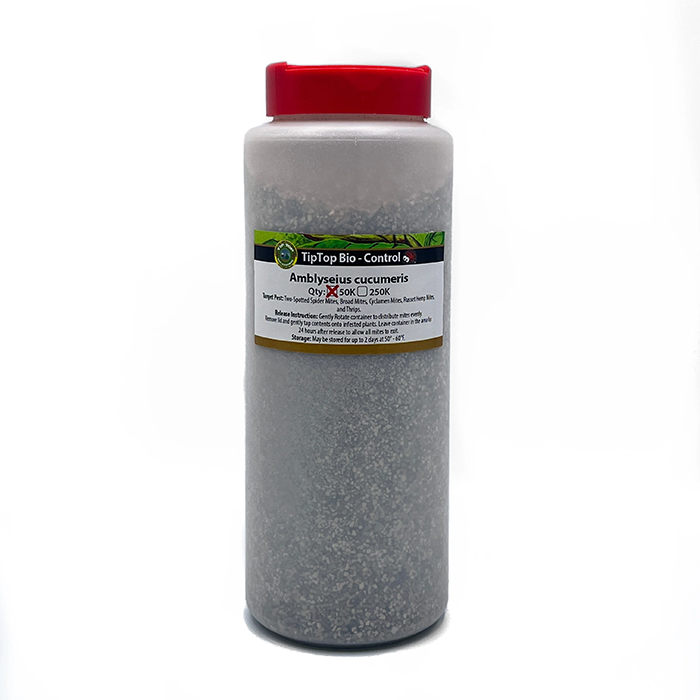 Tip Top Bio-Control Amblyseius Cucumeris Beneficial Mites, Bottle of 50,000