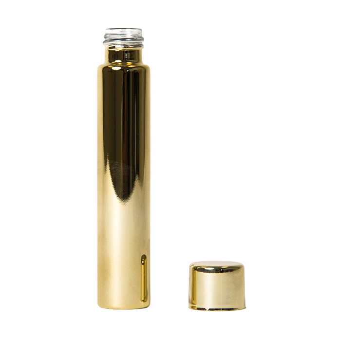 Custom Cones USA Gold Pre-Roll Tubes with Metallic Gold Child-Resistant Cap, 115mm - Pack of 400