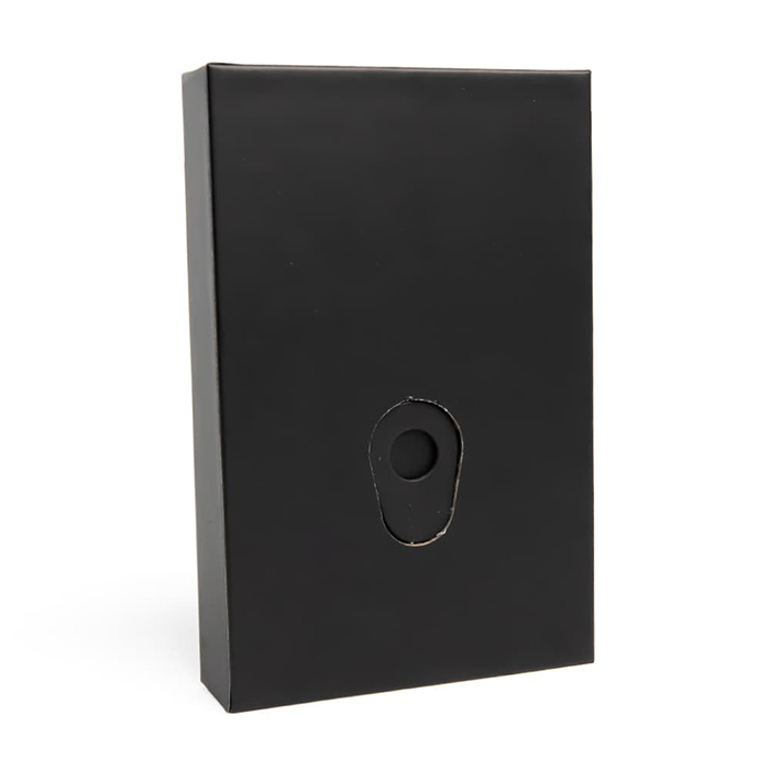 Custom Cones USA Child-Resistant Push Packs, Unbranded Black, Dividers for 5 109mm Pre-Rolls - Pack of 200