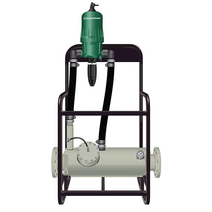Dosatron Water Powered Doser, 400 GPM 1:5000 to 1:500, Viton Seals (D400MZ02VFII)