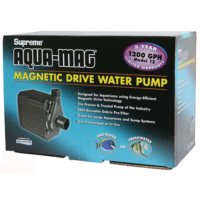Danner Supreme Aqua-Mag Magnetic Drive Water Pump, 1200 GPH