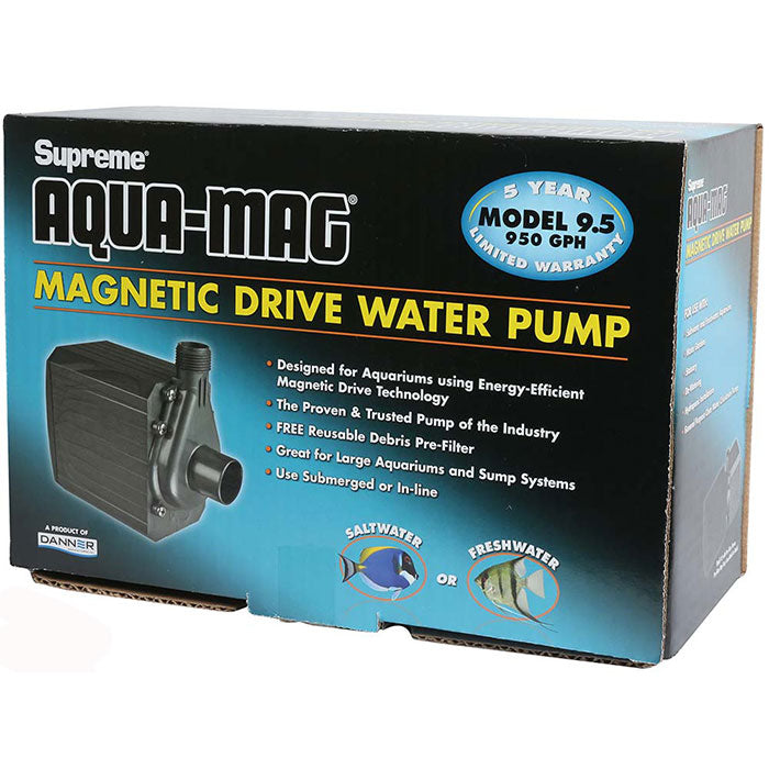 Danner Supreme Aqua-Mag Magnetic Drive Water Pump, 950 GPH