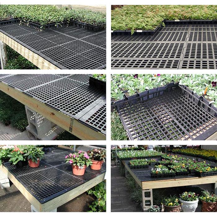 Dura-Bench Plastic Greenhouse Bench Top - Original Non-Overlap 2ft x 4ft - Pallet of 220