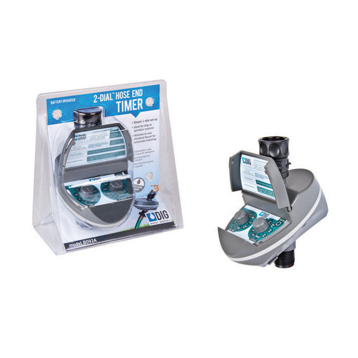 DIG 2-Dial Hose End Timer - Pack of 3