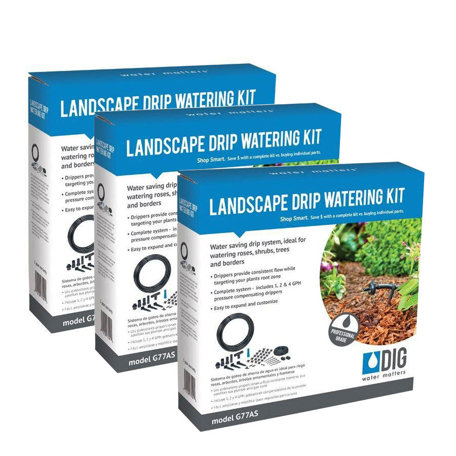 DIG G77AS Drip Irrigation Kit - Pack of 3