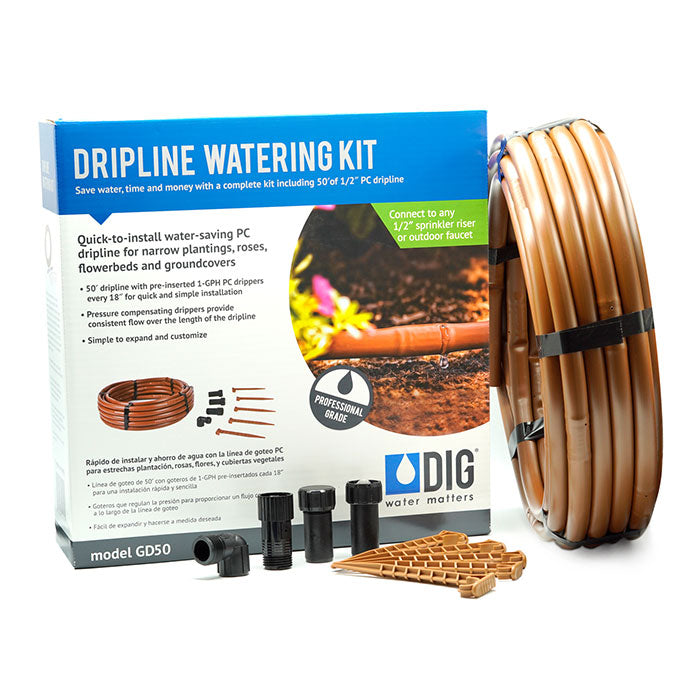 DIG GD50 PC Dripline Watering Kit - Pack of 3