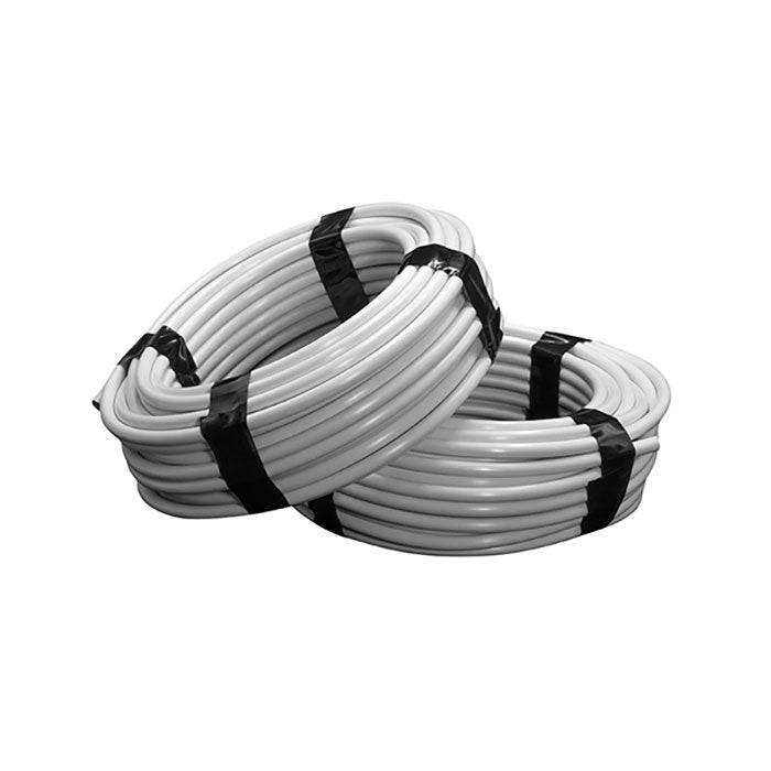 DIG 1/8 Inch Pre-Cut Polyethylene Distribution Tubing, White, 0.125 Inch x 0.187 Inch, 4 Feet - Pack of 500