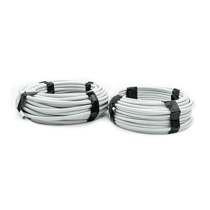 DIG 1/8 Inch Pre-Cut Polyethylene Distribution Tubing, White, 0.125 Inch x 0.187 Inch, 4 Feet - Pack of 500