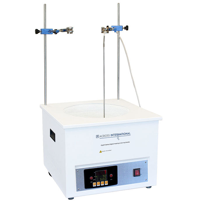 Across International DigiM 10L 300°C 1200 RPM Digital Heating & Stirring Mantle - UL/CSA Certified, 220 Volt