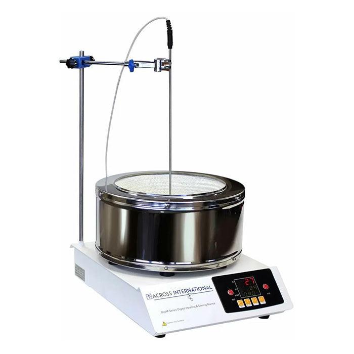 Across International DigiM 5L 300°C 1200 RPM PID Controlled Digital Heating Mantle - UL/CSA Certified, 220 Volt